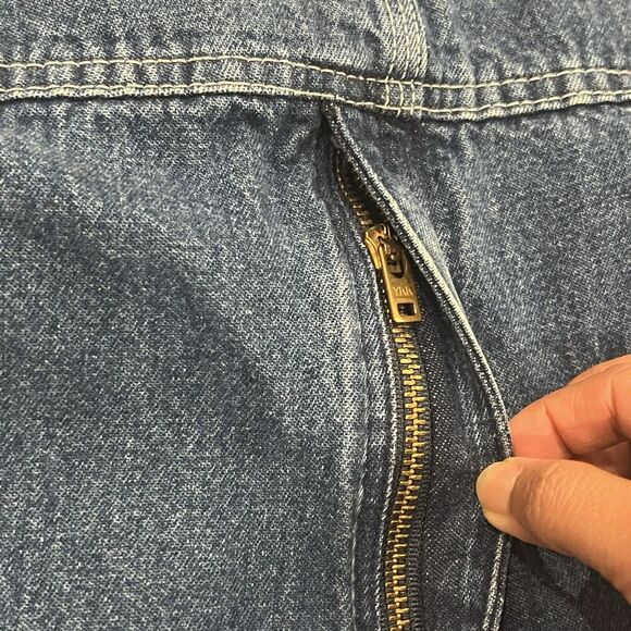 Carhartt Overalls Bib Mens Size 36x32 Workwear Carpenter Blue Denim Logo - Picture 7 of 16